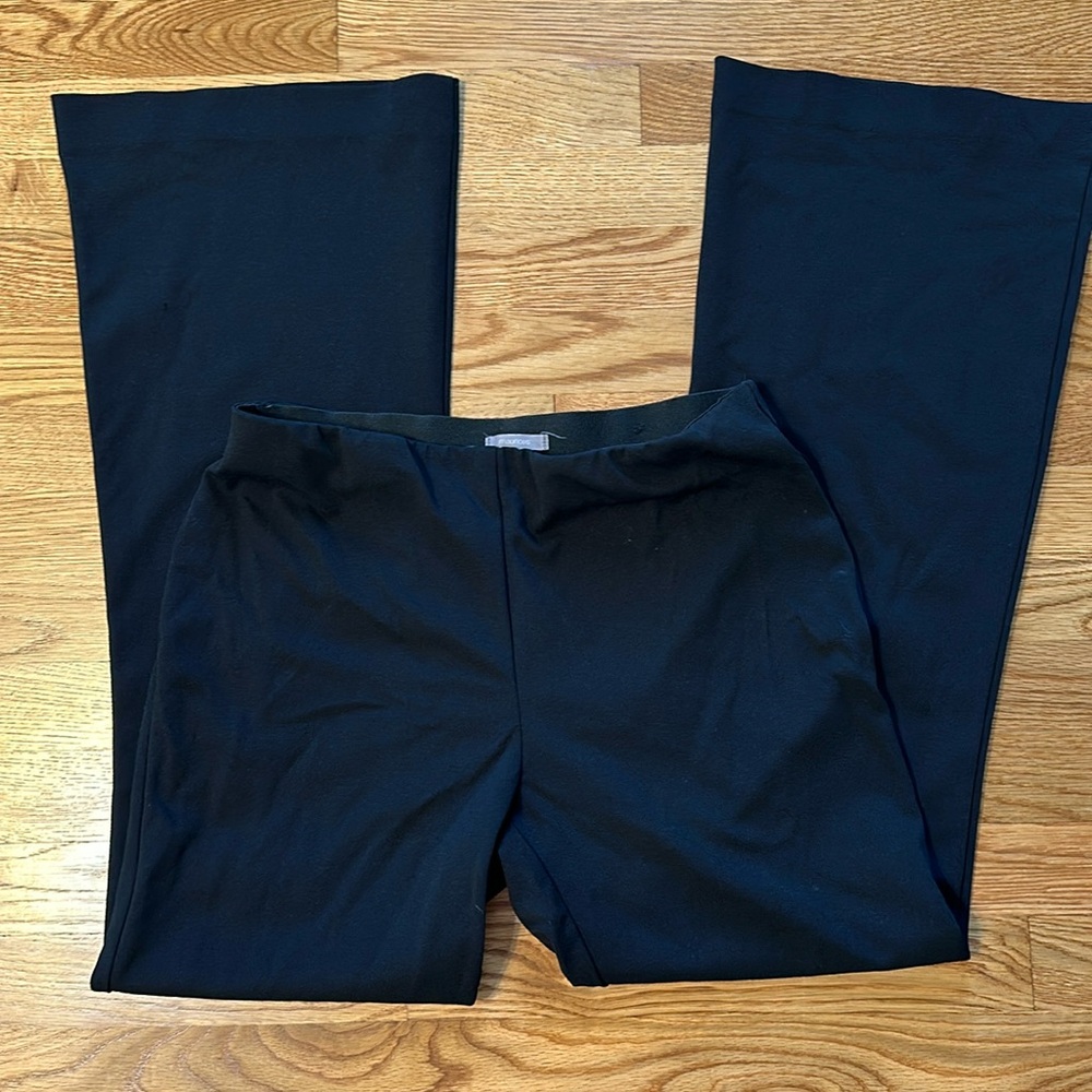 Black dress pants with elastic waist